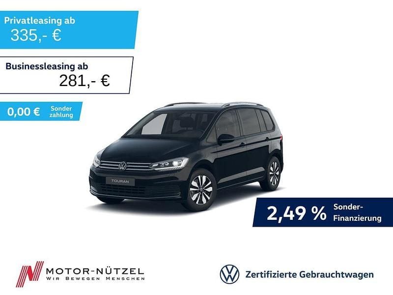 Gebraucht VW Touran Goal 150 PS (110 kW) 2025 Grenadillschwarz metallic Van / Kleinbus