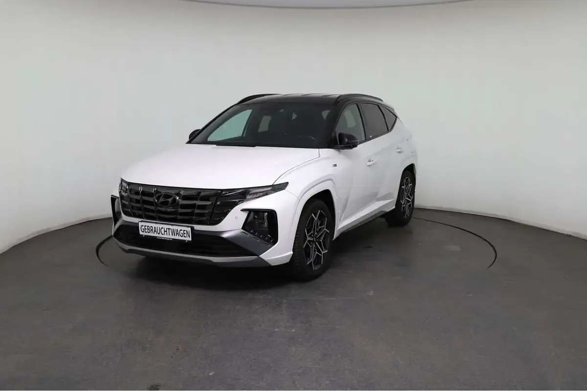 Gebraucht Hyundai Tucson N Line 179 PS (131 kW) 2021 Polar white / phantom black / SUV