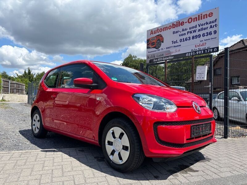 Rot Gebraucht 2013 VW up! move up! Kleinwagen | 3.490 € (Superpreis) - Bild 1/1