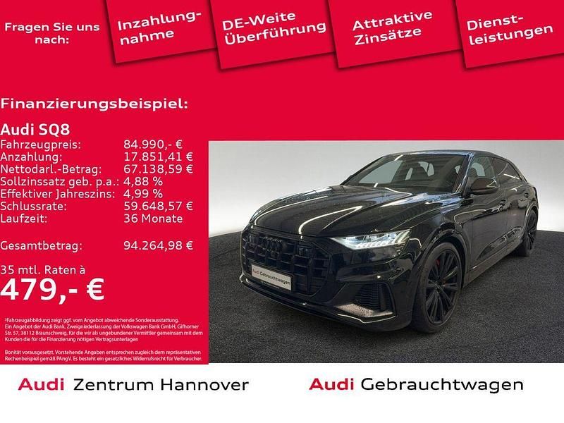 Mythosschwarz metallic Gebraucht 2023 Audi SQ8 Competition SUV | 84.990 € (Fairer Preis) - Bild 1/4