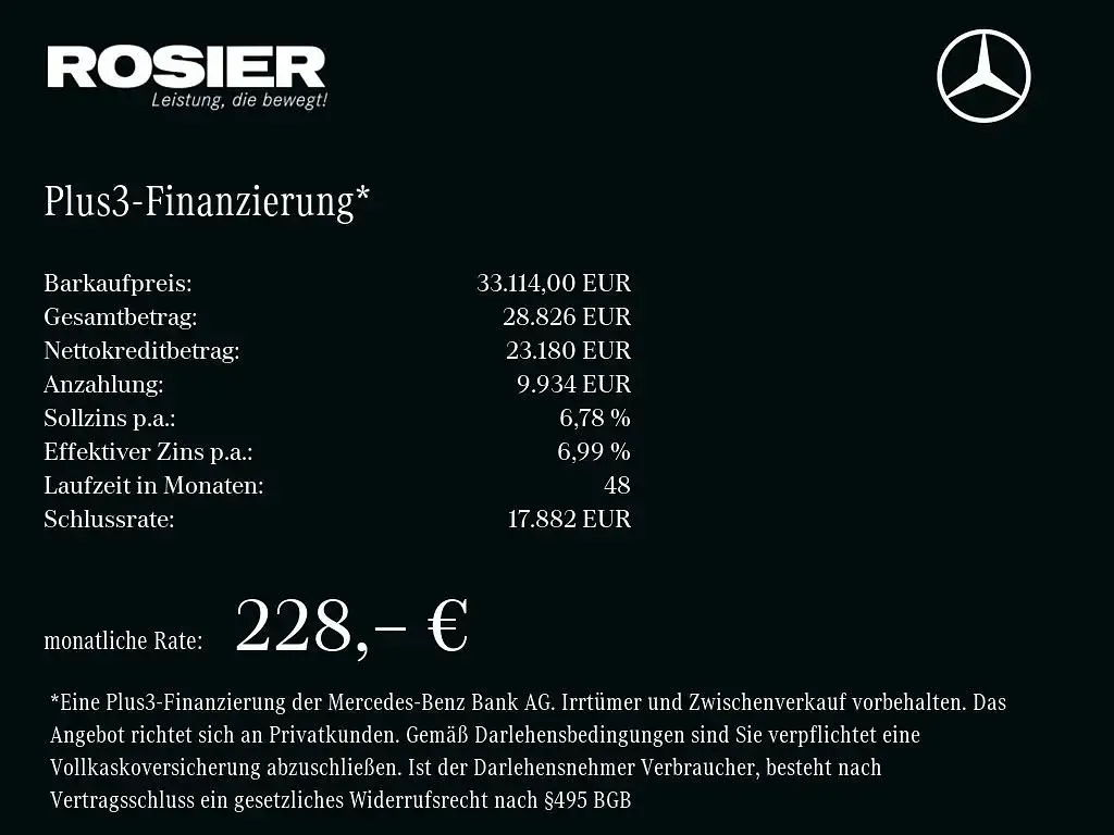 Gebraucht Mercedes A180 Advanced 136 PS (100 kW) 2025 Schwarz Limousine