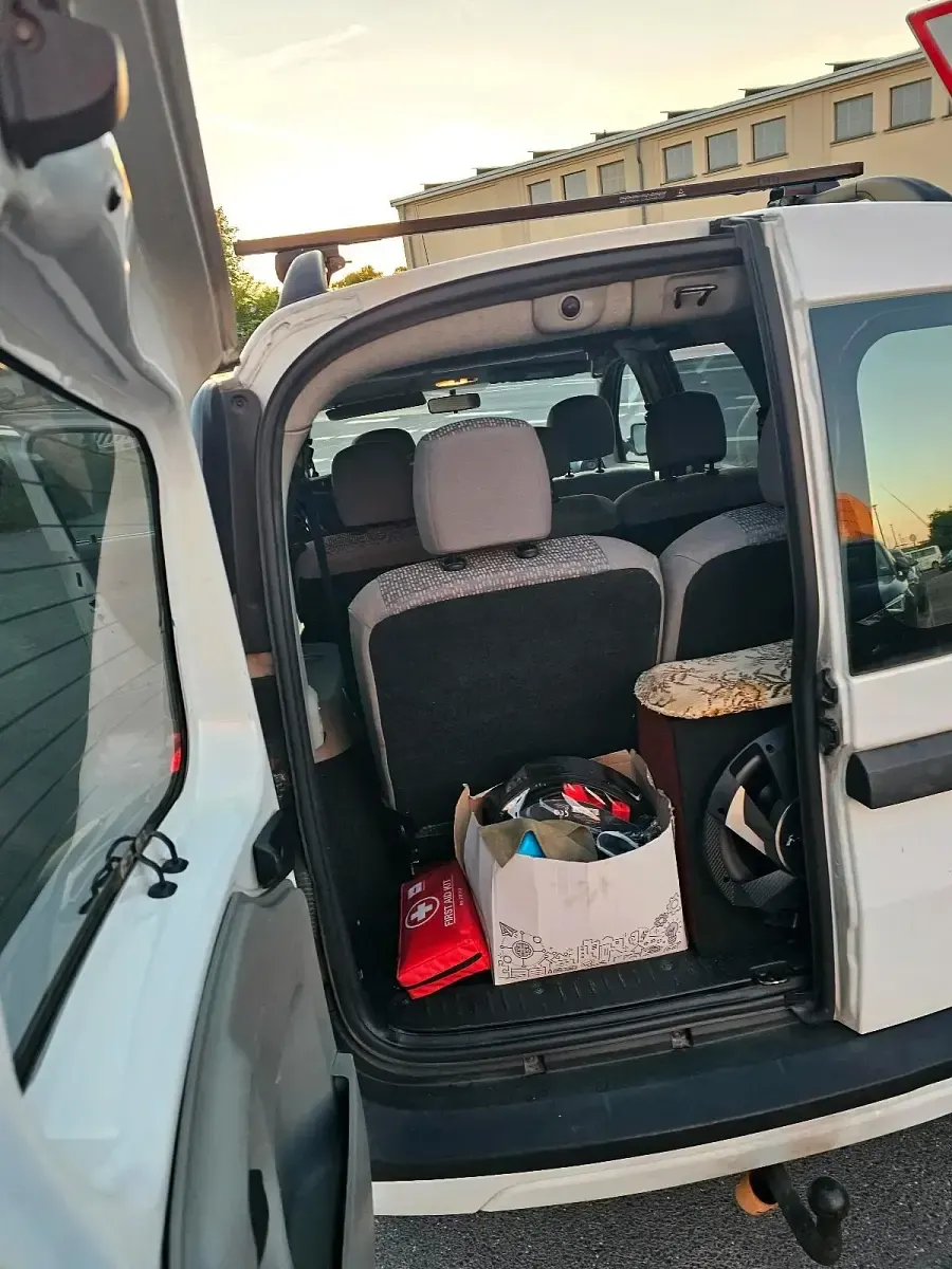 Gebraucht Renault Kangoo 2008 Weiß Van / Kleinbus