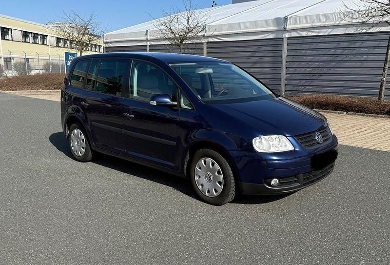 Gebraucht VW Touran 101 PS (74 kW) 2003 Blau Van / Kleinbus