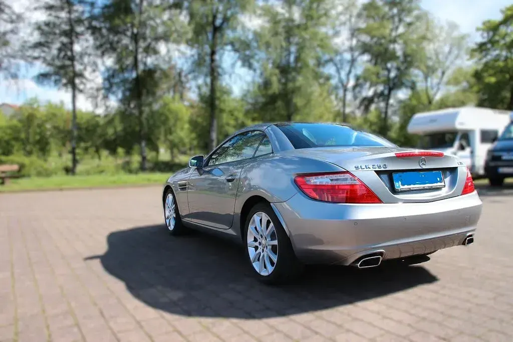 Gebraucht Mercedes SLK250 204 PS (150 kW) 2013 Grau Cabrio