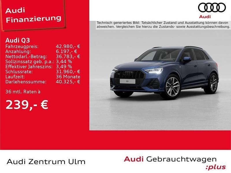 2d navarrablau metallic Gebraucht 2024 Audi Q3 S-Line SUV | 42.980 € (Guter Preis) - Bild 1/2