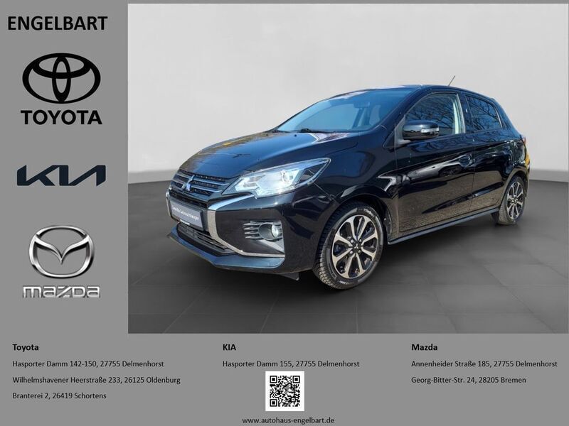 Schwarz Gebraucht 2020 Mitsubishi Space Star Top Kleinwagen | 10.450 € (Guter Preis) - Bild 1/4