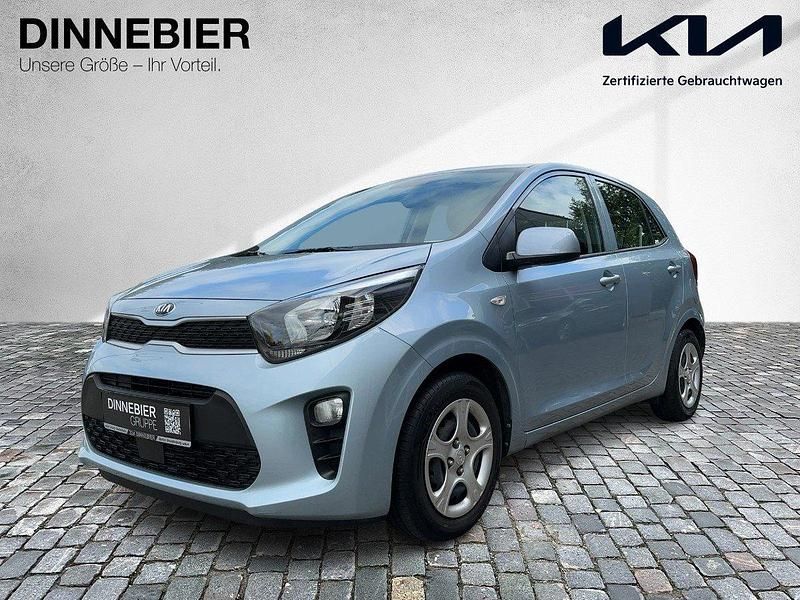Blau (metallic) Gebraucht 2018 Kia Picanto Edition 7 Kleinwagen | 9.998 € (Guter Preis) - Bild 1/4