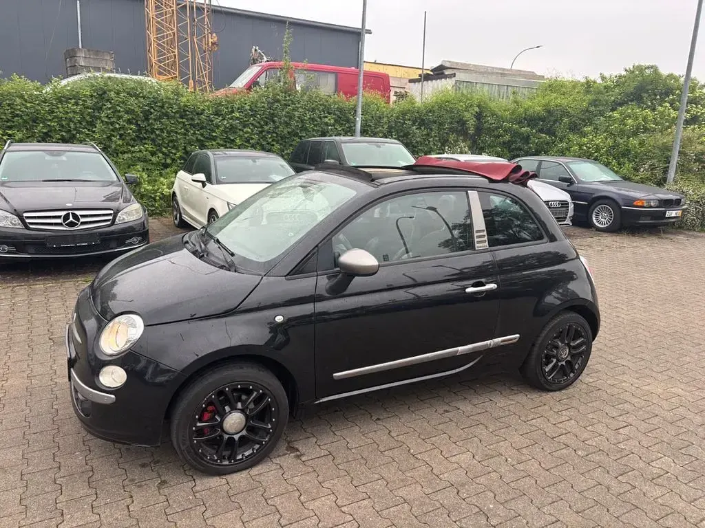 Gebraucht Fiat 500 101 PS (74 kW) 2011 Schwarz Cabrio