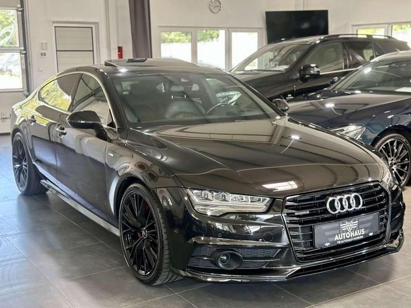 Gebraucht Audi A7 Sportback S-Line 272 PS (200 kW) 2016 Havannaschwarz metallic Kleinwagen