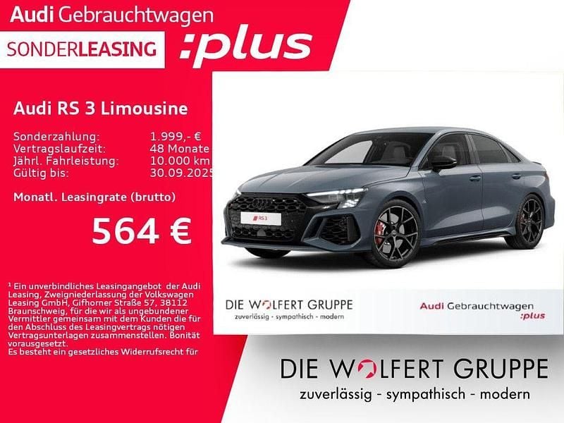 Kemoragrau metallic Gebraucht 2024 Audi RS3 Ambiente Kleinwagen | 60.680 € (Guter Preis) - Bild 1/4