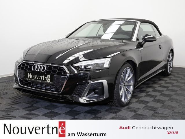 Mythosschwarz metallic Gebraucht 2023 Audi A5 Cabriolet S-Line Cabrio | 43.950 € (Fairer Preis) - Bild 1/1