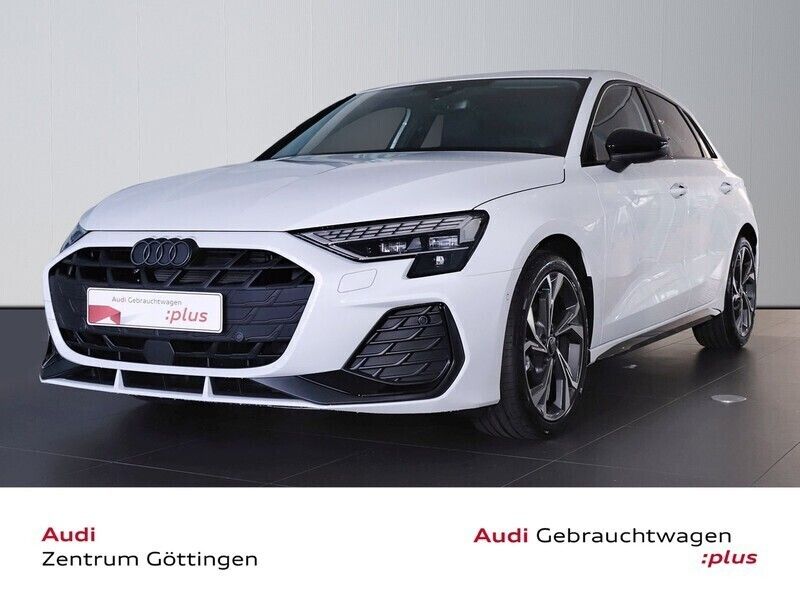 Weiß Gebraucht 2022 Audi A3 Sportback S-Line Limousine | 35.380 € - Bild 1/4
