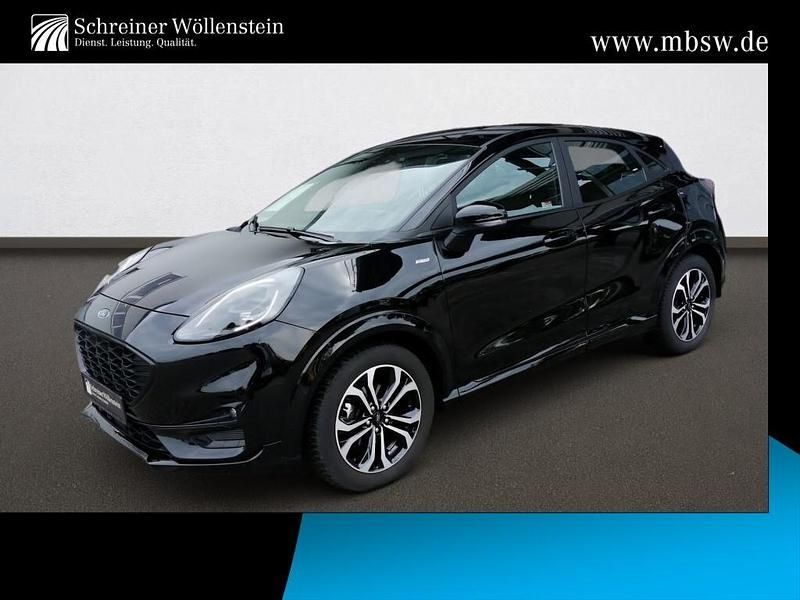 Schwarz obsidianschwarz Gebraucht 2023 Ford Puma ST-Line SUV | 12.779 € (Superpreis) - Bild 1/4