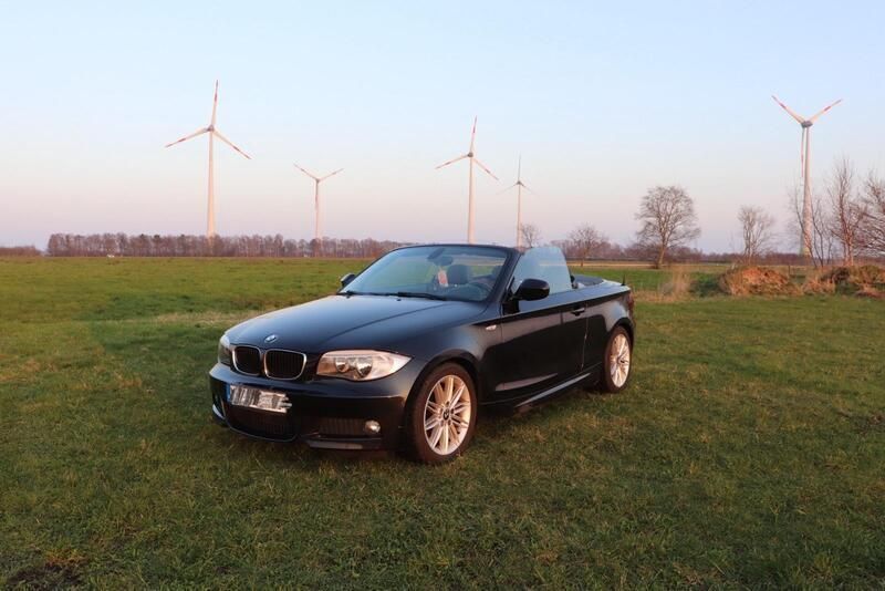 Schwarz Gebraucht 2013 BMW 118 Cabriolet M Sport Cabrio | 13.999 € (Teuer) - Bild 1/4