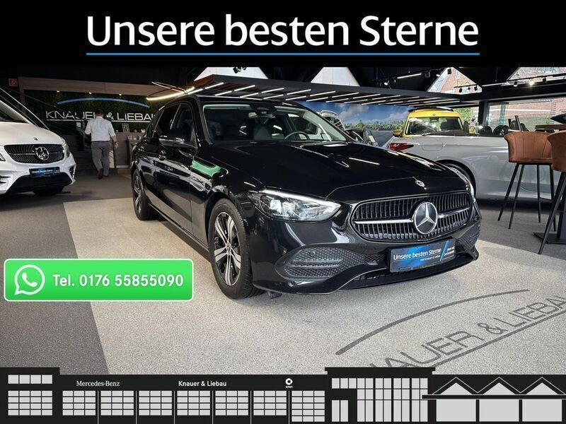 Lack obsidianschwarz Gebraucht 2023 Mercedes C220 Avantgarde Kombi | 39.880 € (Etwas zu teuer) - Bild 1/4