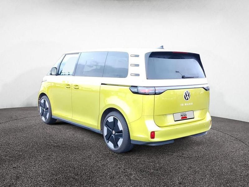 Gebraucht VW ID. Buzz Pro 150 kW (204 PS) 2022 Candyweiß/limonengelb metalli Van / Kleinbus