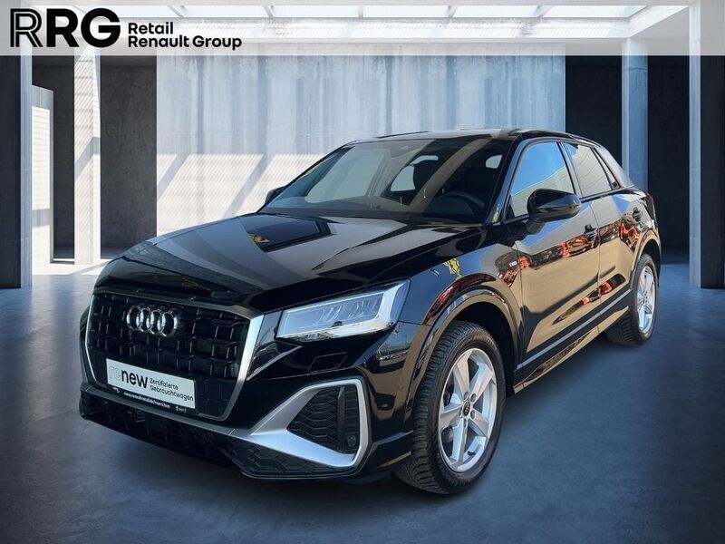Mythosschwarz Gebraucht 2024 Audi Q2 S-Line SUV | 26.590 € (Guter Preis) - Bild 1/4