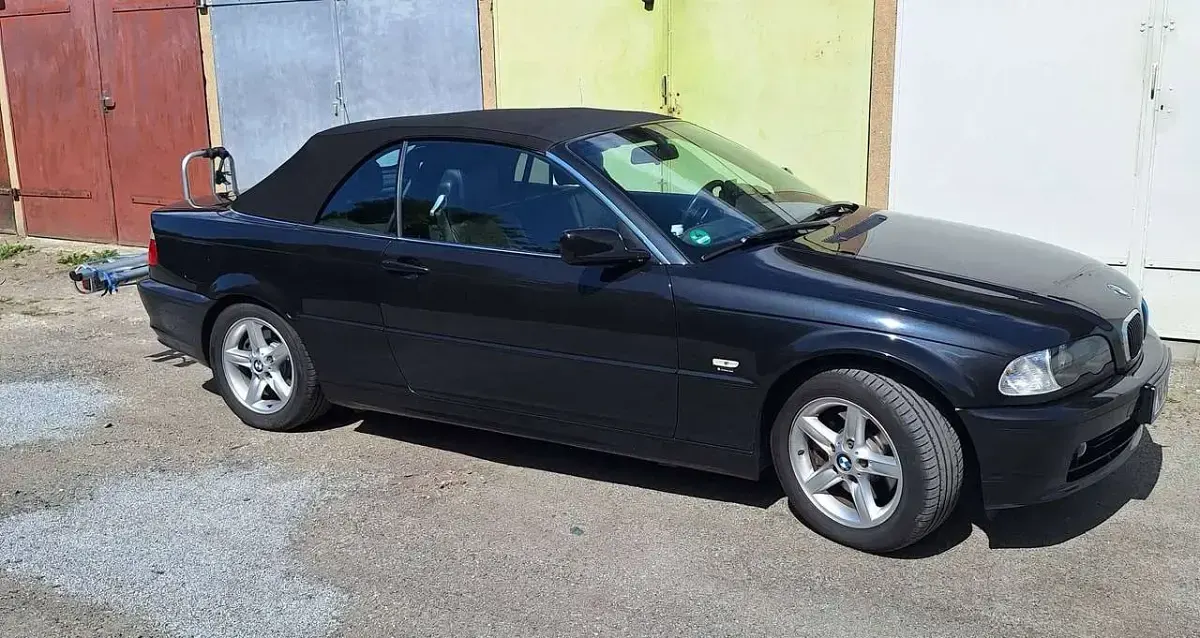 Gebraucht BMW 323 Cabriolet 170 PS (125 kW) 2000 Schwarz Cabrio