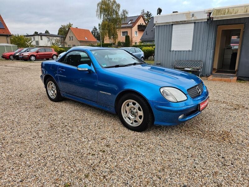 Blau Gebraucht 2000 Mercedes SLK200 Cabrio | 3.999 € (Fairer Preis) - Bild 1/4