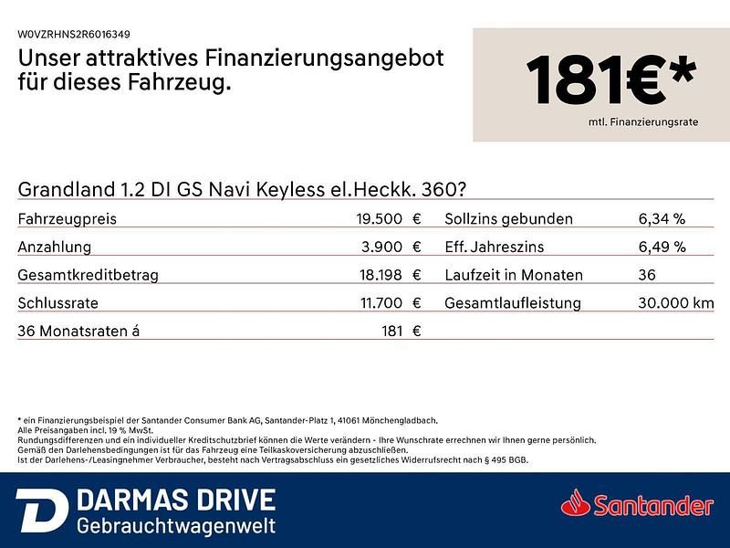 Gebraucht Opel Grandland X 131 PS (96 kW) 2024 Grau SUV