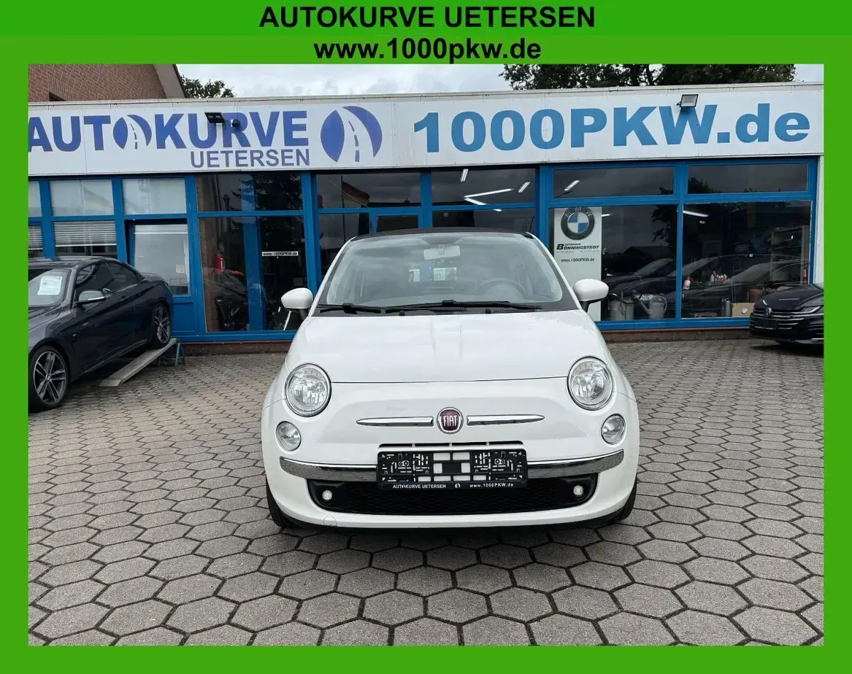 Gebraucht Fiat 500C Lounge 101 PS (74 kW) 2009 Weiß Cabrio