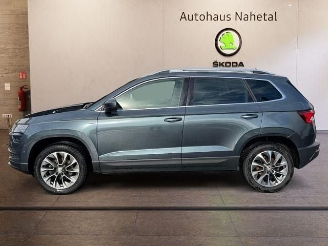 Gebraucht Skoda Karoq Clever 150 PS (110 kW) 2021 Quarzgrau metallic SUV