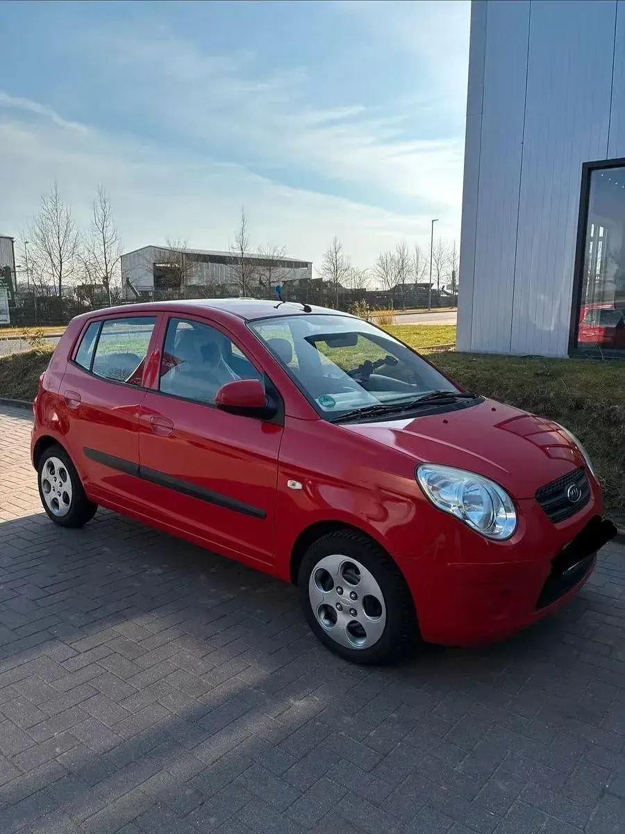 Gebraucht Kia Picanto Start 65 PS (47 kW) 2009 Rot Kleinwagen