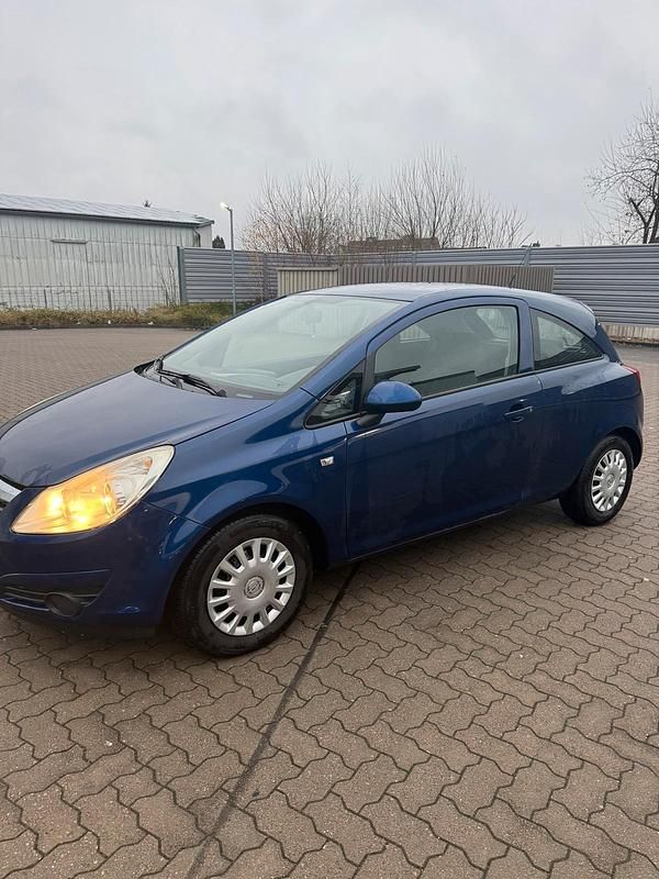 Blau Gebraucht 2008 Opel Corsa Kleinwagen | 2.650 € - Bild 1/4