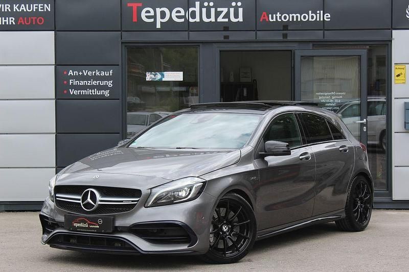 Grau Gebraucht 2017 Mercedes A45 AMG AMG Limousine | 22.999 € (Fairer Preis) - Bild 1/4