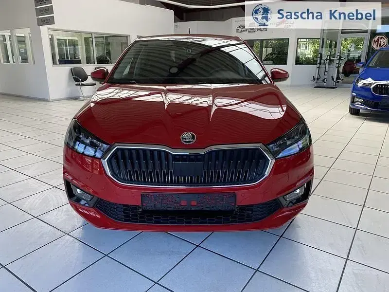 Gebraucht Skoda Fabia Selection 116 PS (85 kW) 2024 Velvet rot premium Kleinwagen