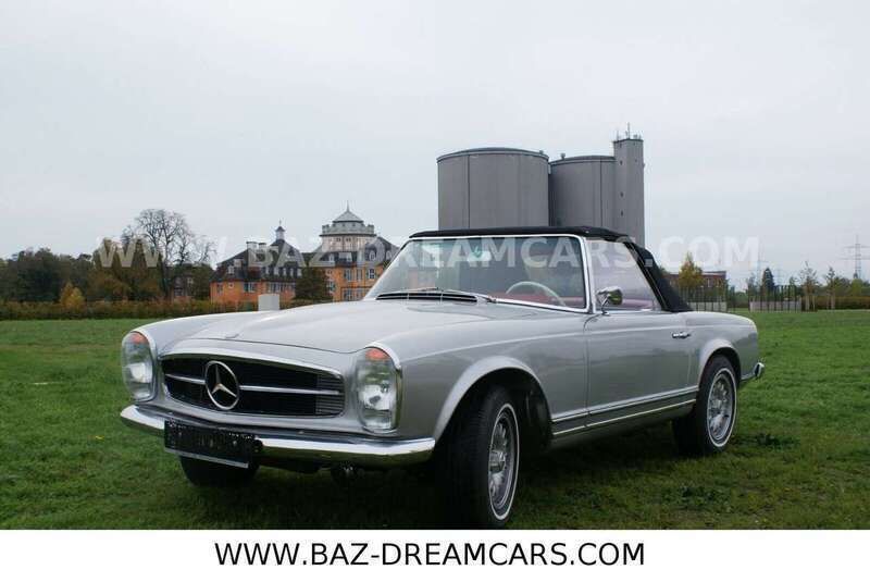 Silbergrau 180 Gebraucht 1967 Mercedes W113 Cabrio | 149.000 € - Bild 1/4