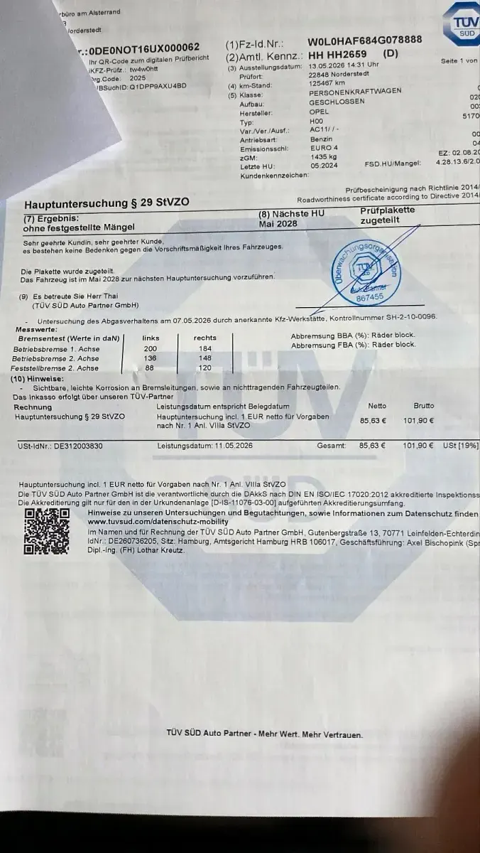 Gebraucht Opel Agila 60 PS (44 kW) 2004 Weiß Van / Kleinbus