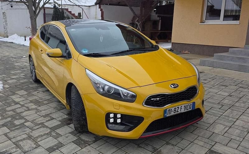 Gebraucht Kia Ceed GT-Track 204 PS (150 kW) 2016 Gelb Kleinwagen