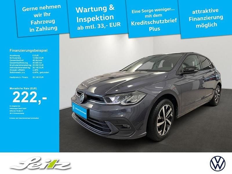 Grau Gebraucht 2022 VW Polo Life Kleinwagen | 20.140 € (Fairer Preis) - Bild 1/3
