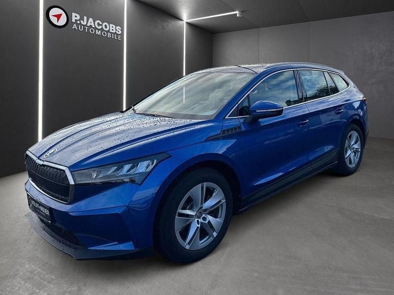 Blau Gebraucht 2021 Skoda Enyaq iV SUV | 25.790 € (Superpreis) - Bild 1/4