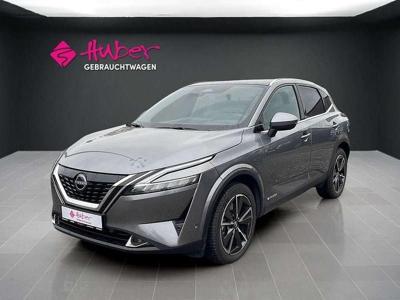Dark grey metallic (metallic) Gebraucht 2023 Nissan Qashqai Tekna SUV | 28.390 € (Guter Preis) - Bild 1/4