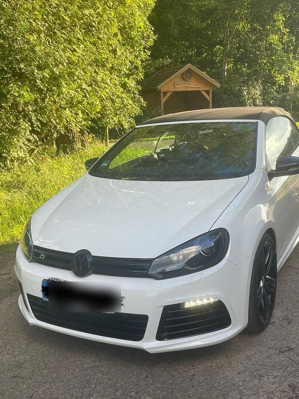 Weiß Gebraucht 2013 VW Golf Cabriolet R Cabrio | 19.900 € (Teuer) - Bild 1/4