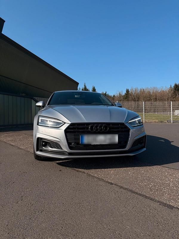 Usata Audi A5 190 CV (139 kW) 2018 Argento Coupé