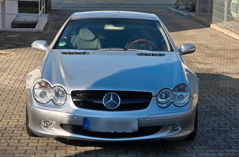 Silber Gebraucht 2003 Mercedes SL350 Cabrio | 18.000 € (Superpreis) - Bild 1/4