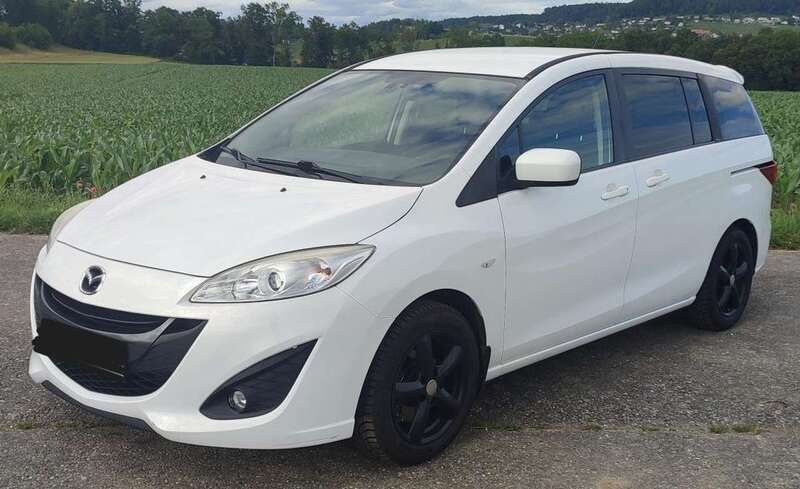 Weiß Gebraucht 2012 Mazda 5 Edition Van / Kleinbus | 3.290 € (Superpreis) - Bild 1/4