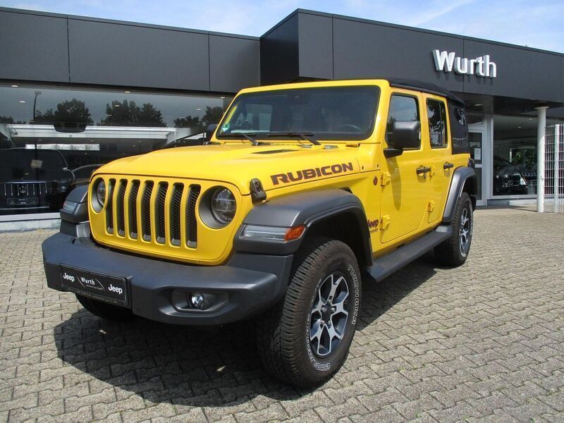 Gelb Gebraucht 2020 Jeep Wrangler Unlimited Rubicon SUV | 47.750 € (Superpreis) - Bild 1/4