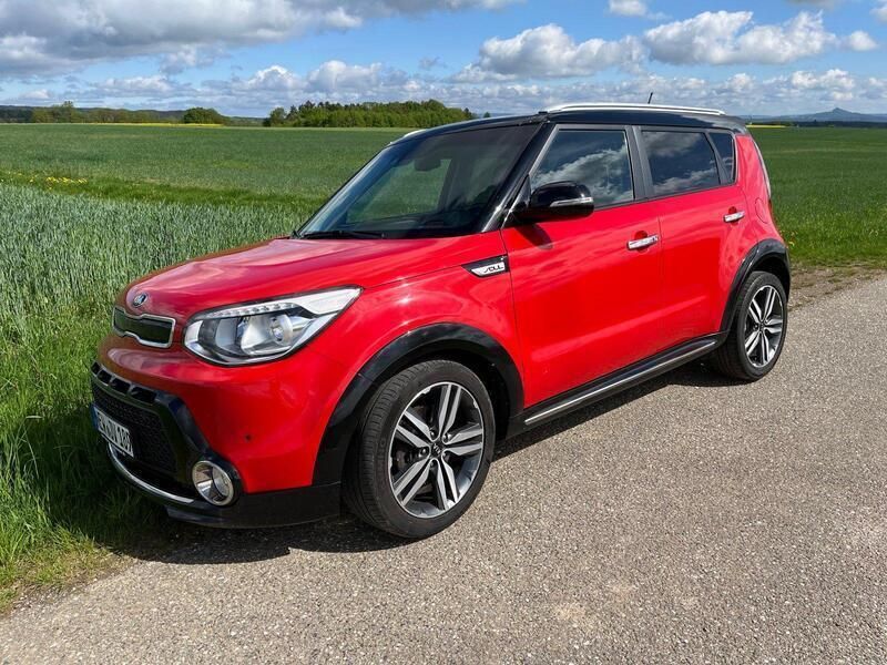 Rot Gebraucht 2015 Kia Soul Spirit SUV | 7.850 € (Guter Preis) - Bild 1/4