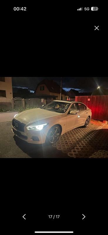 Weiß Gebraucht 2018 Infiniti Q50 Limousine | 9.000 € (Teuer) - Bild 1/4