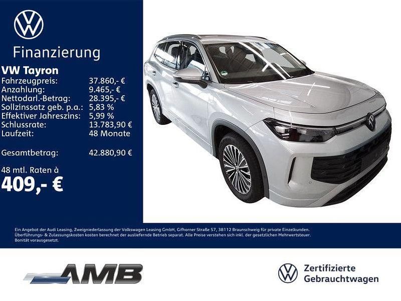 Oyster silver metallic Gebraucht 2025 VW Tayron Life SUV | 37.860 € (Superpreis) - Bild 1/3