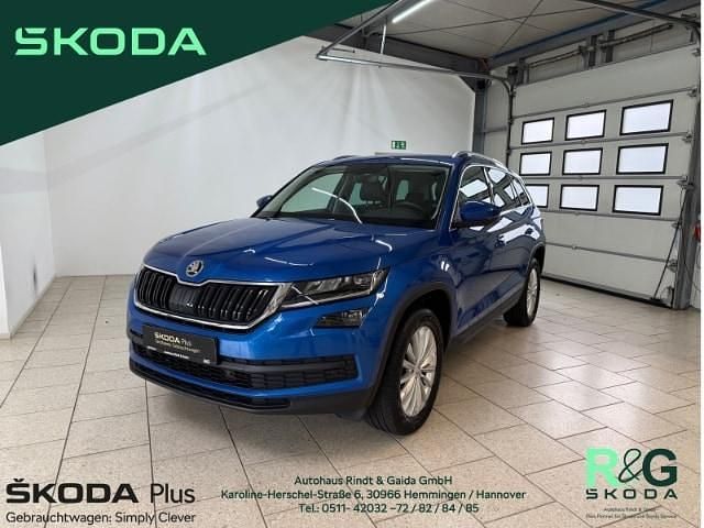 Raceblau metallic Gebraucht 2020 Skoda Kodiaq Style SUV | 27.699 € (Fairer Preis) - Bild 1/4