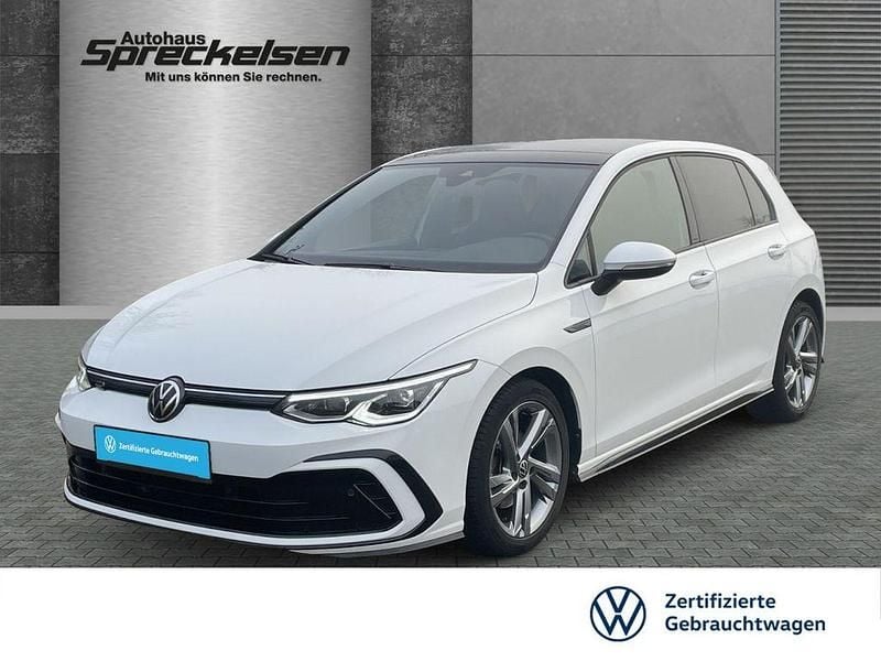 Weiß Gebraucht 2021 VW Golf VIII R-line Plus Limousine | 22.990 € (Guter Preis) - Bild 1/4