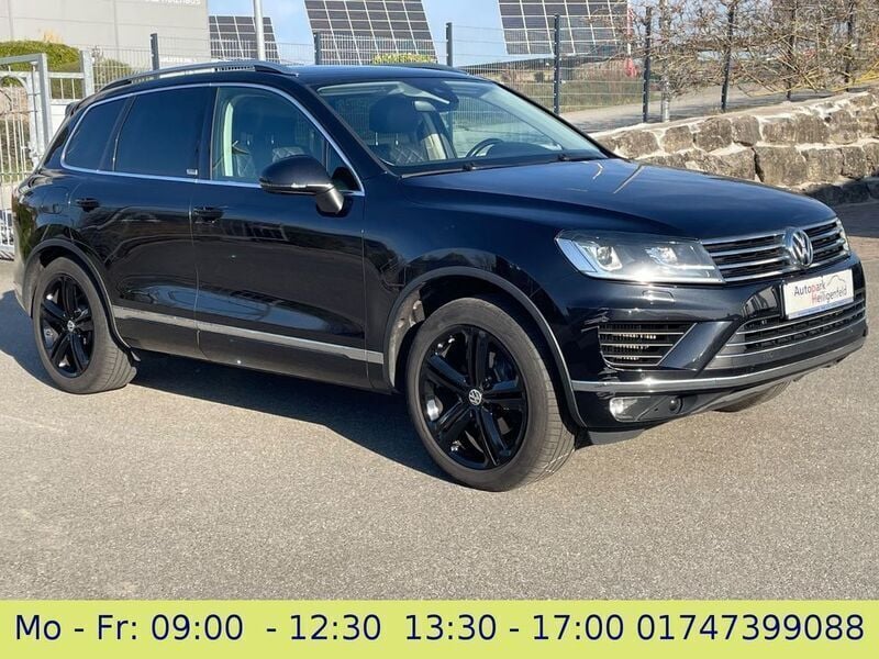 Schwarz Gebraucht 2017 VW Touareg Exclusive SUV | 17.999 € (Fairer Preis) - Bild 1/4