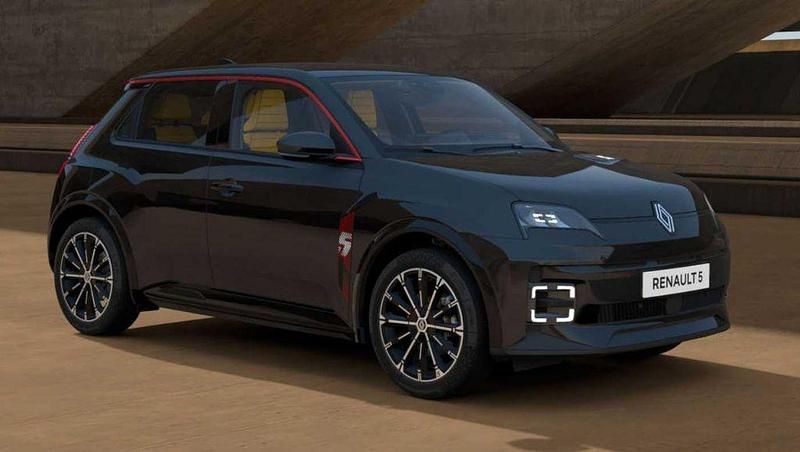 Neu Renault 5 E-Tech Iconic 110 kW (150 PS) 2026 Schwarz Limousine