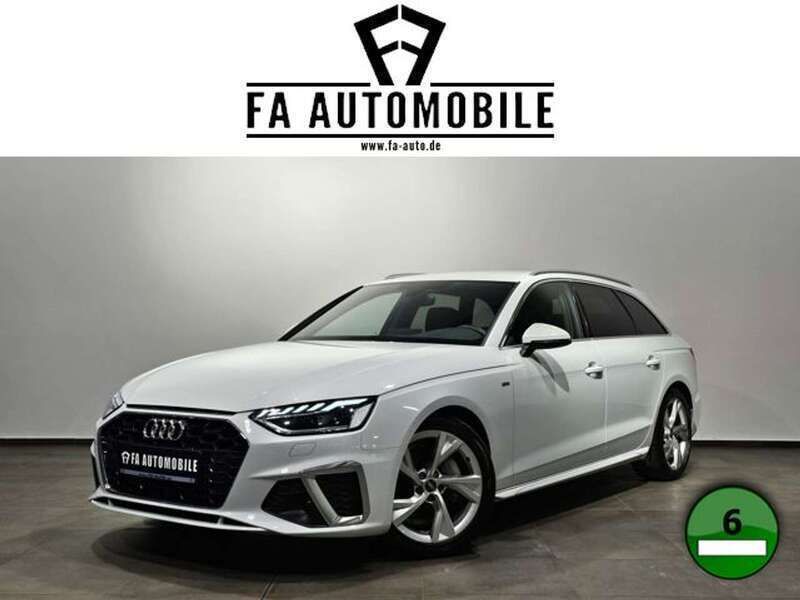 Gletscherweiß metallic Gebraucht 2023 Audi A4 S-Line Kombi | 37.740 € (Fairer Preis) - Bild 1/4