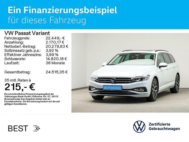 Gebraucht VW Passat R-line 150 PS (110 kW) 2022 Weiß Kombi